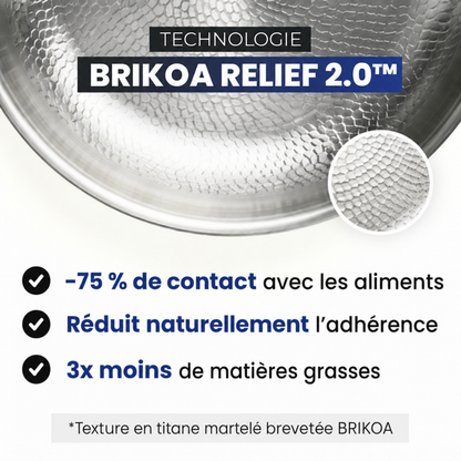 Poêle 100 % en titane pur pour une cuisine sans toxines
