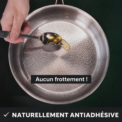 Poêle 100 % en titane pur pour une cuisine sans toxines