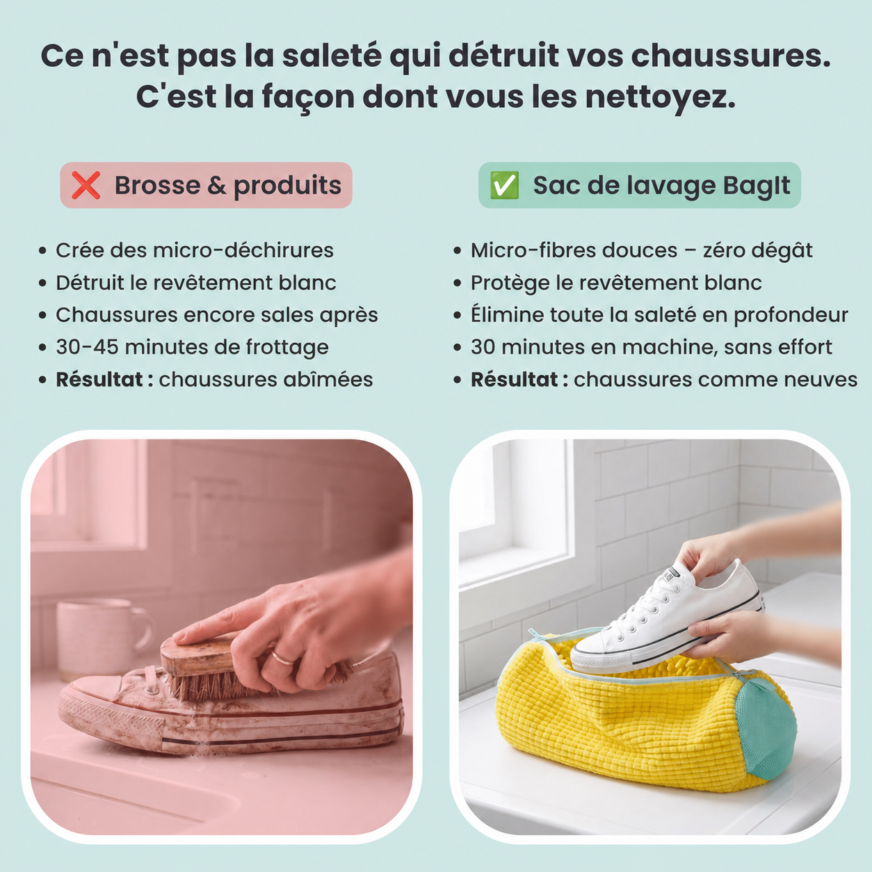 Sac de Lavage pour Chaussures