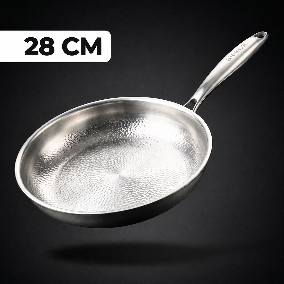 Poêle 100 % en titane pur pour une cuisine sans toxines