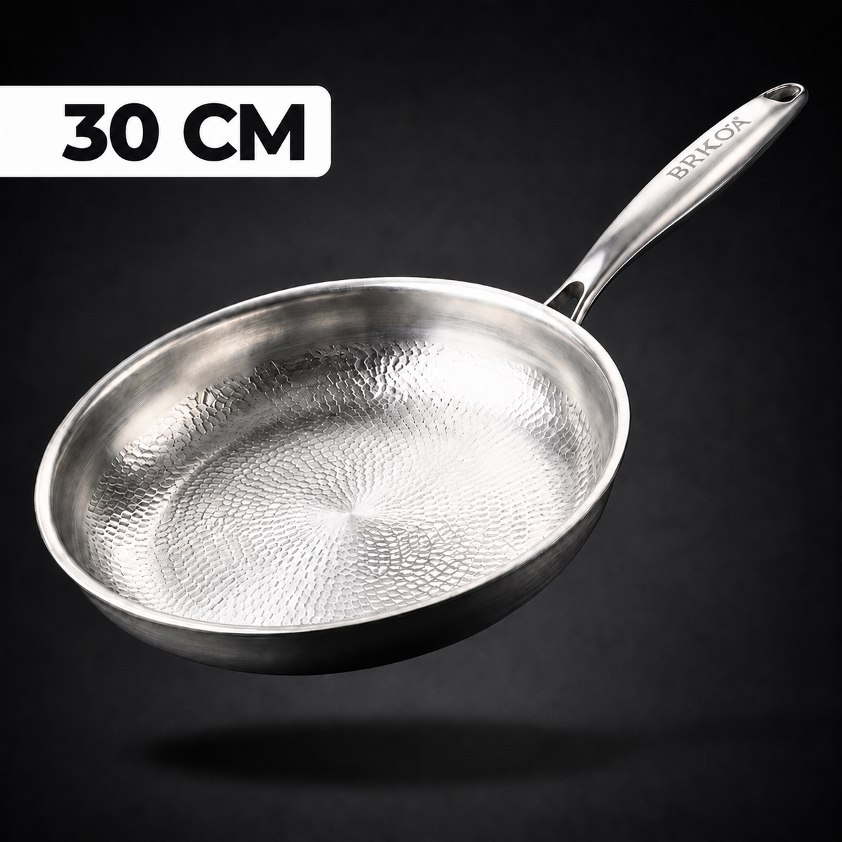 Poêle 100 % en titane pur pour une cuisine sans toxines