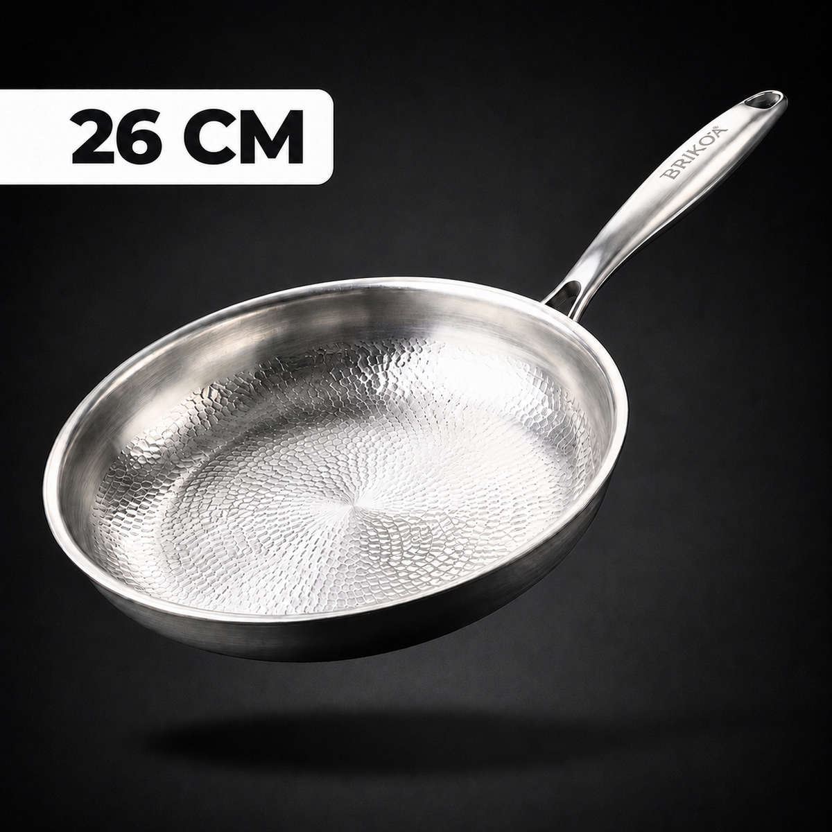 Poêle 100 % en titane pur pour une cuisine sans toxines