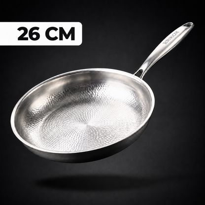 Poêle 100 % en titane pur pour une cuisine sans toxines
